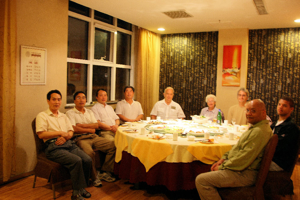 Banquet by Hebei Agricultural University in Baoding China