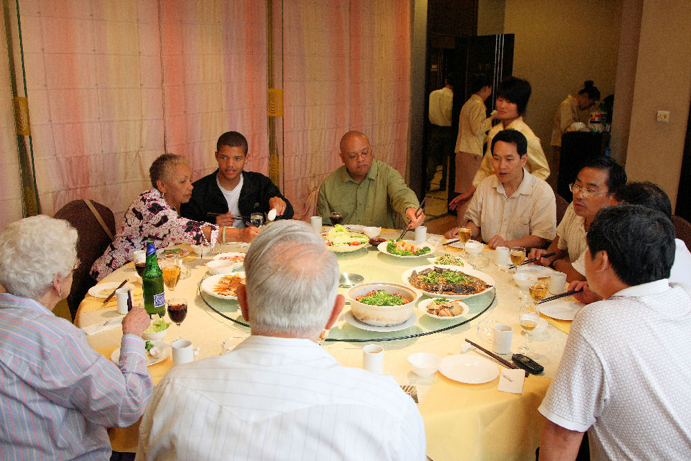 Banquet by Hebei Agricultural University in Baoding China