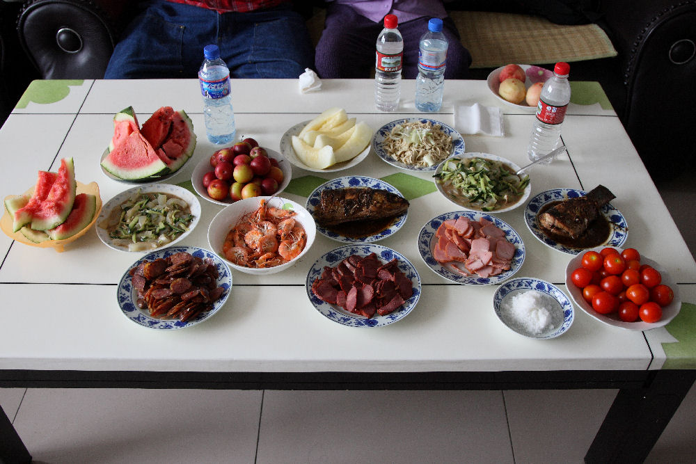 Banquet by Dr. Jin's Brother in Baoding China