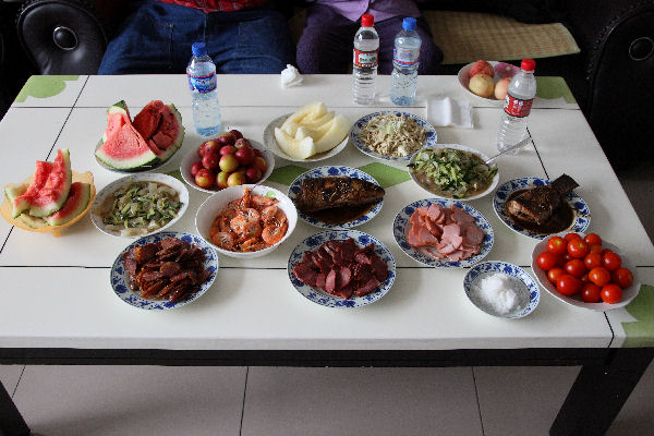 Banquet by Dr. Jin's Brother in Baoding China