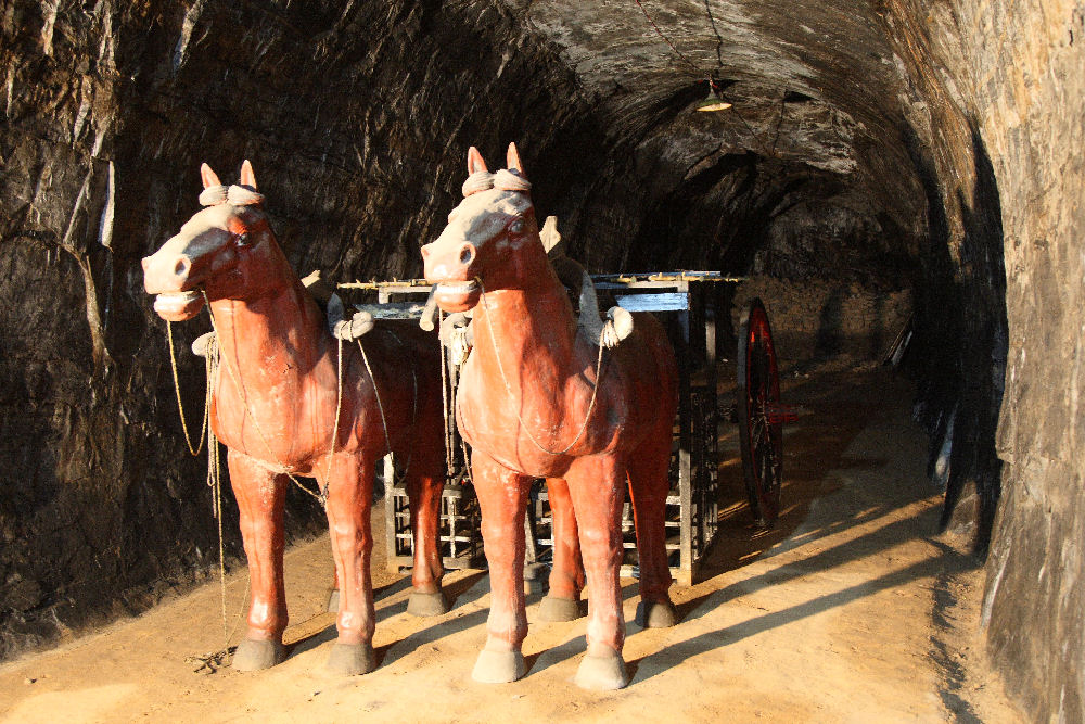 Mancheng Han Tombs in Baoding China