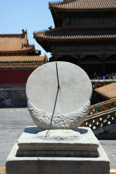 Sundial Forbidden City Beijing - China