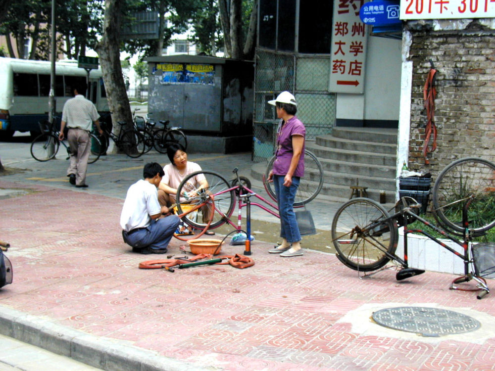 Chinese Bike Repairman