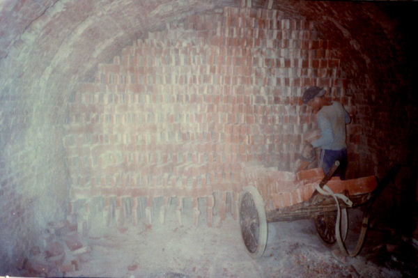 Inside Brick Kiln
