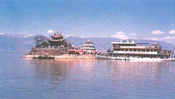 Tourist Boat on Erhai Lake