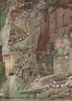 Trail to the Bottom to the Buddha's Toes