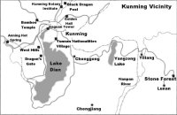 Kunming Area Map