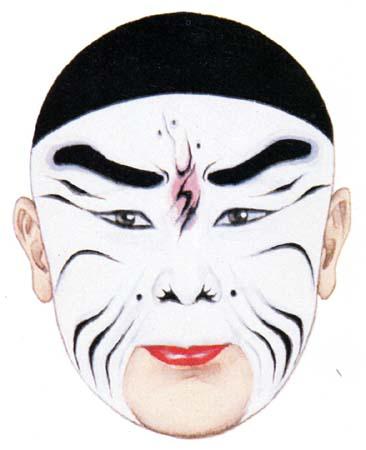 3 White Full Face - Cao Cao  