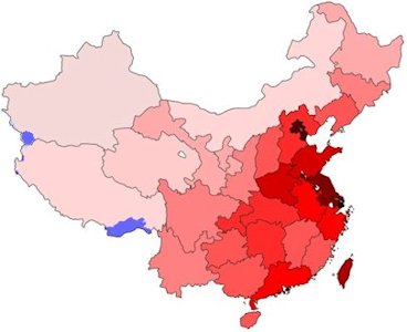 Population Distribution in China
