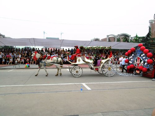 Royal Couple Arrive in a Carriage - Scene 19