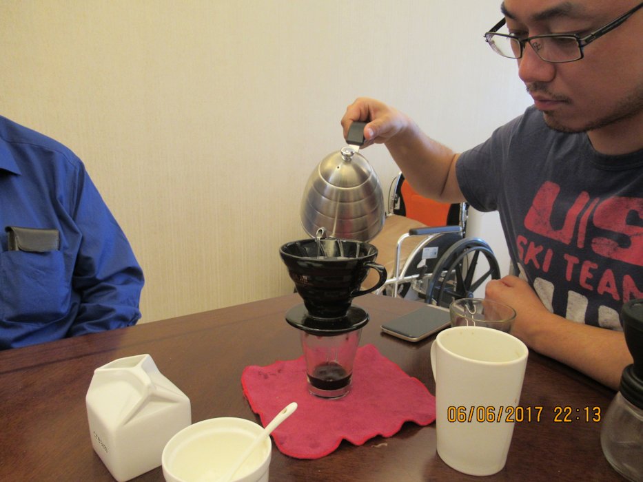 James Coffee Making  