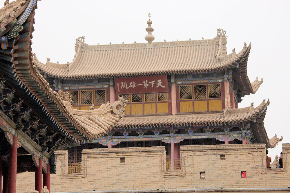 Great Wall Fort at Jiayuguan, Gansu, China