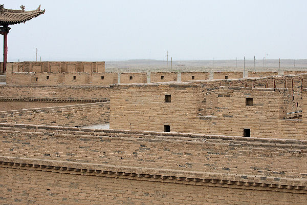 Great Wall Fort at Jiayuguan, Gansu, China