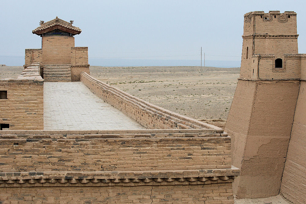 Great Wall Fort at Jiayuguan, Gansu, China