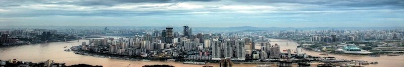 Skyline of the City of Lanzhou