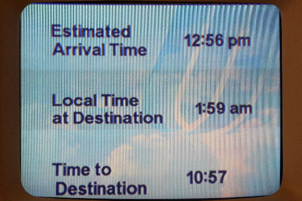 Our Airline Flight to China - July 4, 2008