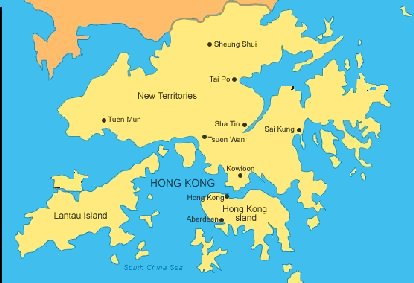 Location of Hong Kong, SAR 