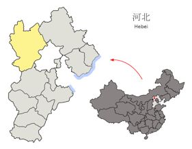 Location of Hebei