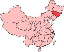 Location of Jilin 