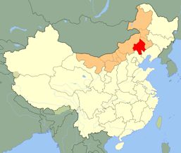Location of Inner Mongolia 
