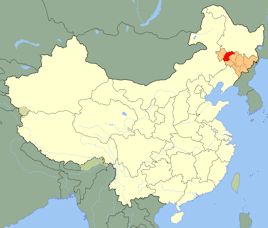 Location of Jilin Province