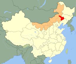 Location of Inner Mongolia 