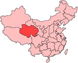 Location of Qinghai 