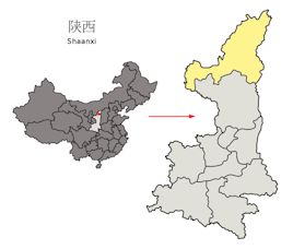 Location of Sha'anxi Province