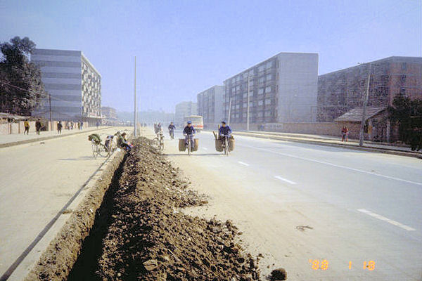 Construction on One Circle Road