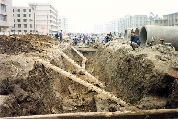 Construction on Drainage Ditch