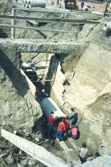 Construction on Drainage Ditch