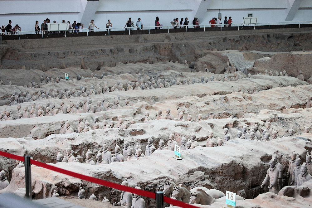 Terracotta Underground Army in Xi'an China