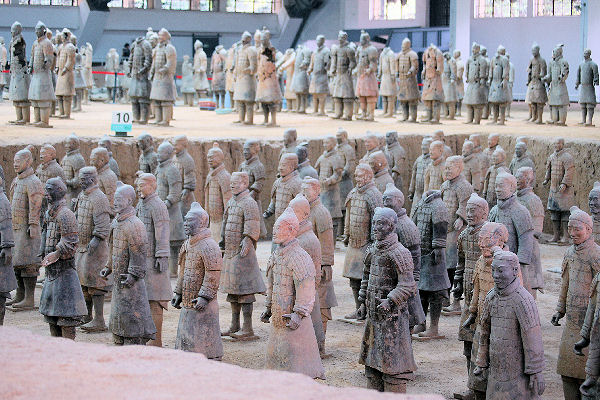 Terracotta Underground Army in Xi'an China