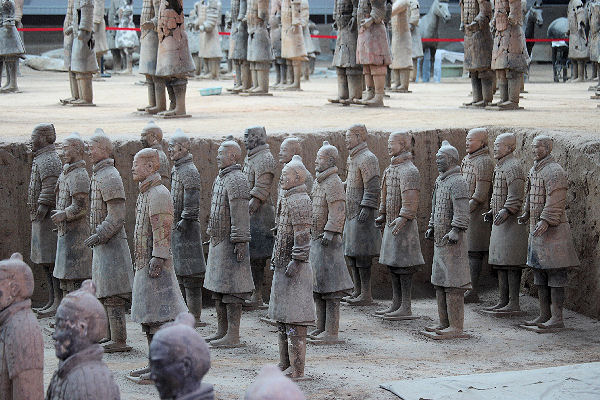 Terracotta Underground Army in Xi'an China