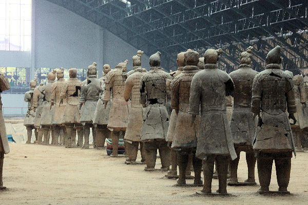 Terracotta Underground Army in Xi'an China