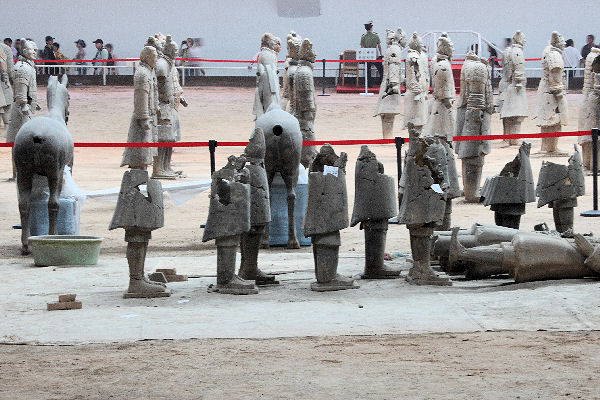 Terracotta Underground Army in Xi'an China