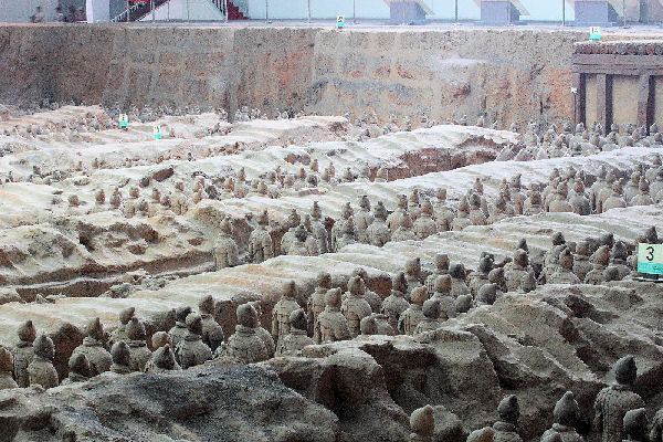 Terracotta Underground Army in Xi'an China