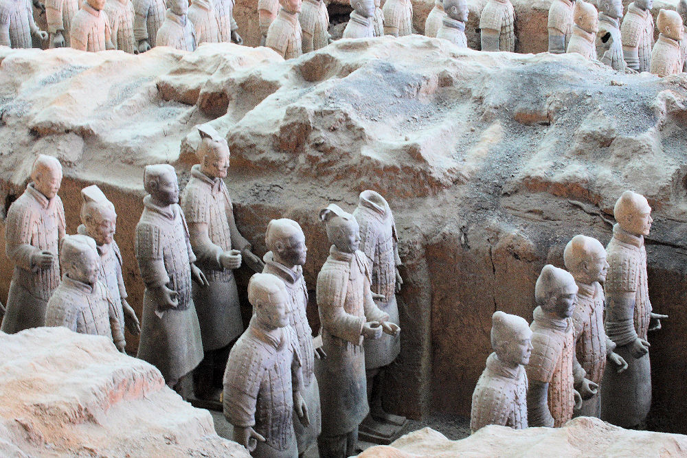 Terracotta Underground Army in Xi'an China