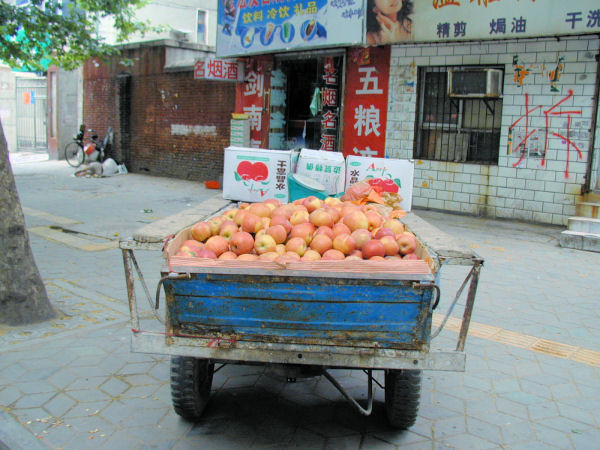 Apples for sale on the Street