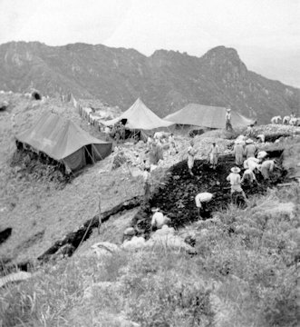 'Piggy San' Relay Station Tents