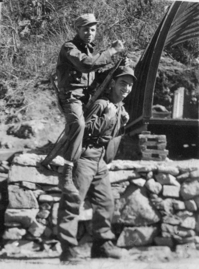 581st Signal RR Co. at Hill 1157, South Korea, 1951