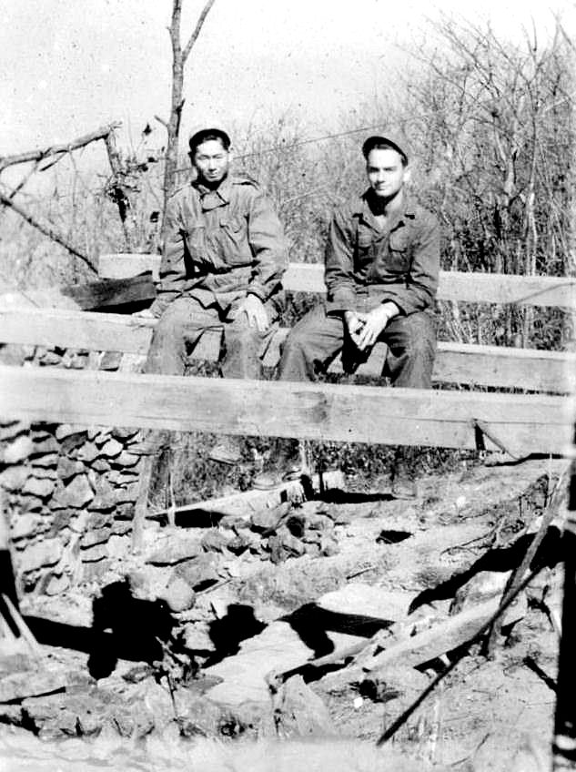 581st Signal RR Co. at Hill 1157, South Korea, 1951