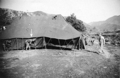 Hill 775 Base Camp Tent Setup