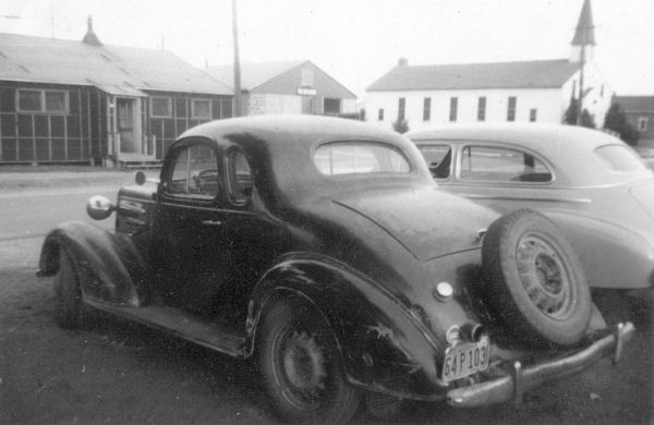 My 1936 Chevy at Camp Leonard Woods, New Jersey