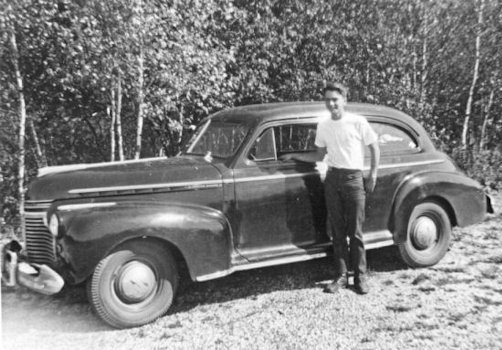 My 1941 Chevy at Fort Monmouth, New Jersey