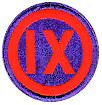 IX Corps (Ninth) Patch