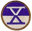 X Corps (Ninth) Patch
