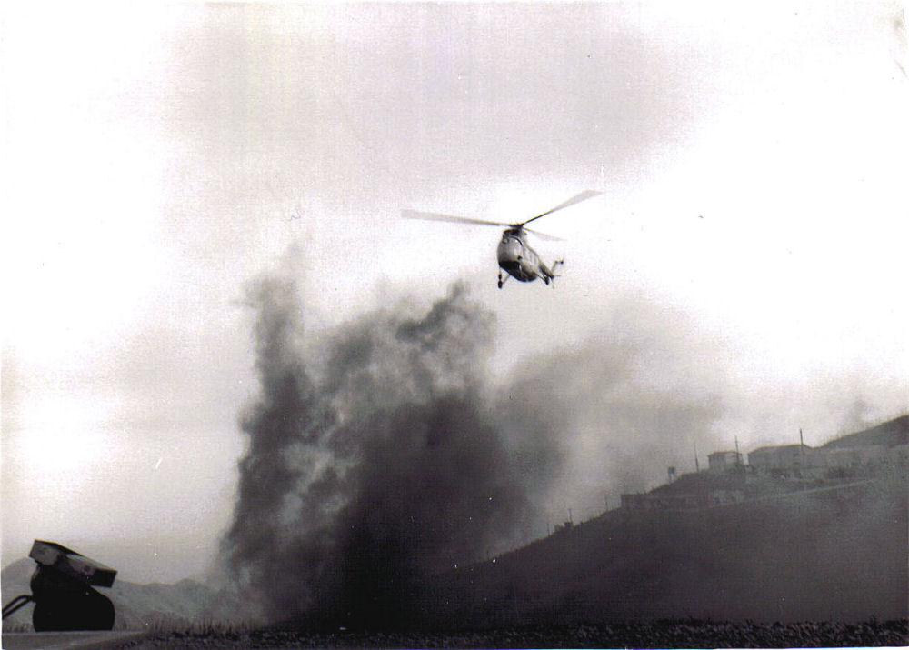 Dennis Fink (Air Force) on Yongmun San, 1970