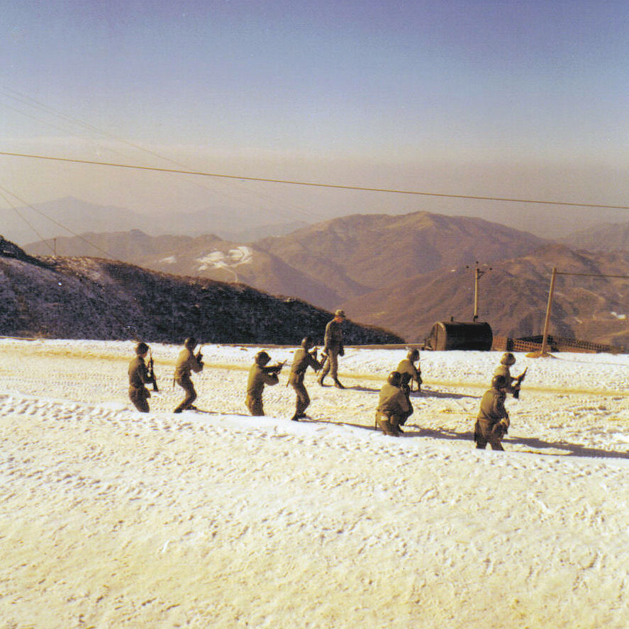 Dennis Fink (Air Force) on Yongmun San, 1970