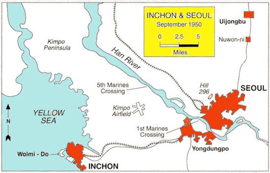Map of Inchon Seoul Area